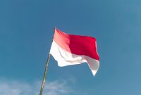 Indonesian Flag. Isolated Realistic Wave Flag of Indonesia Country on Flagpole. Vector ... Indonesian Flag. Isolated Realistic Wave Flag of Indonesia Country on Flagpole. Vector ...